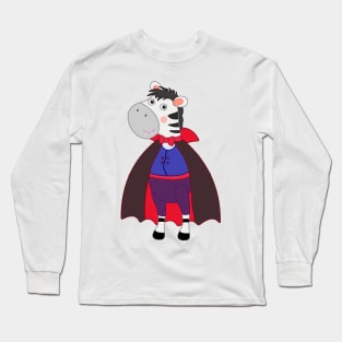 Mr Zebra - Dracula Halloween costume Long Sleeve T-Shirt